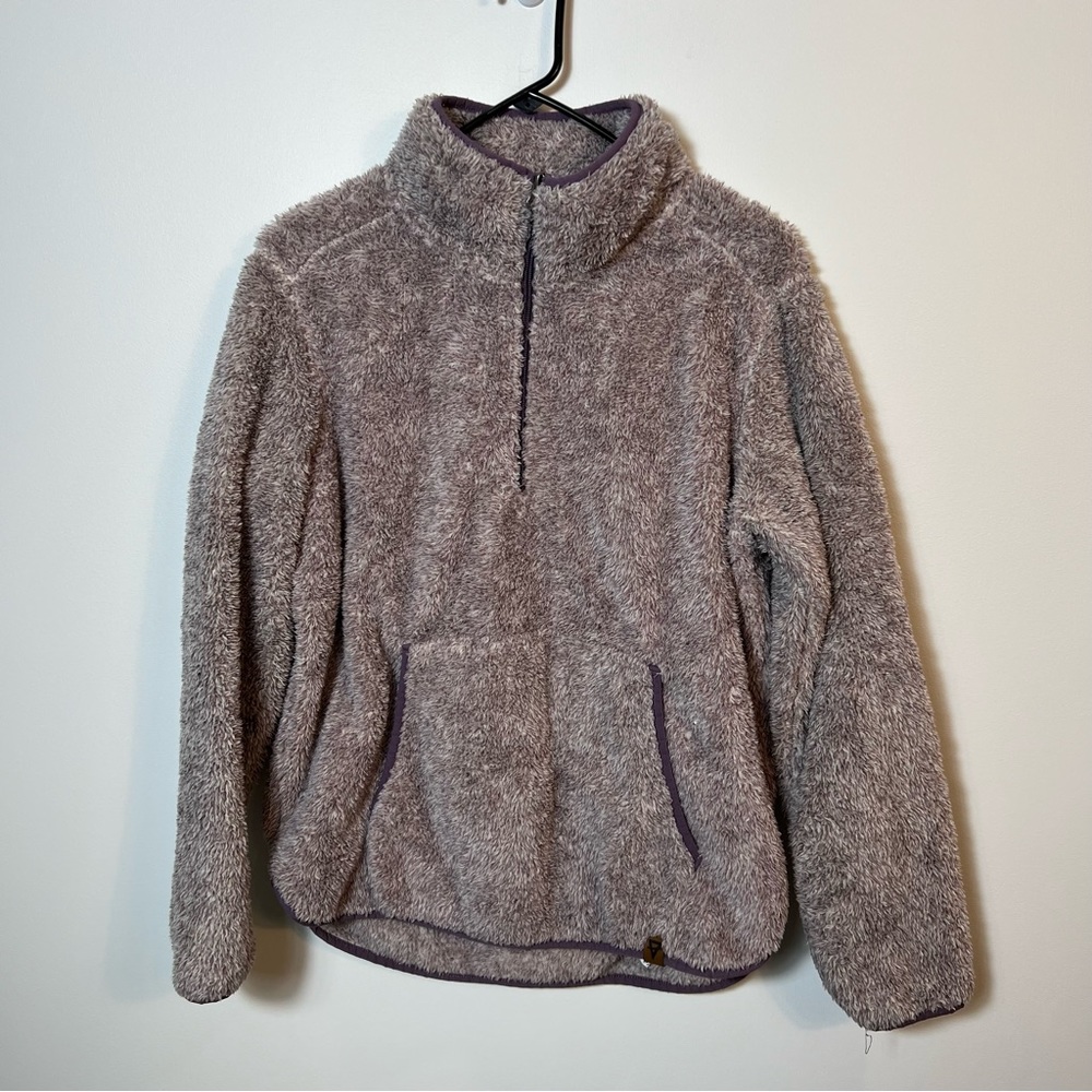 Life Integrity Earth 1/4 zip fleece purple L